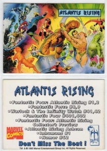Promo- Marvel Atlantis Rising Comic Checklist Card for the Fantastic Four - Picture 1 of 1