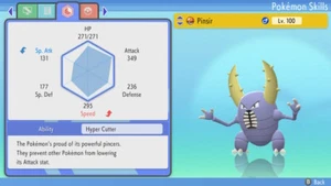 Pokemon Brilliant Diamond Shining Pearl BDSP - Shiny 6IV Max EV Pinsir - Picture 1 of 4