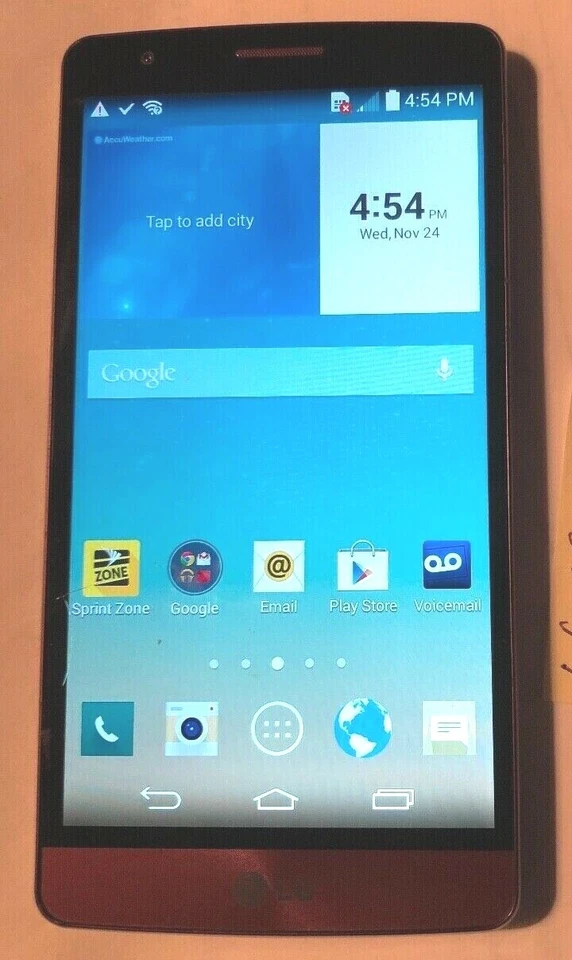 LG G3 LS885 Vigor 8GB Gray (Sprint) Smartphone MINOR CRACK Very Good Used  - Image 1 of 2