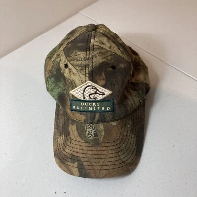 Ducks Unlimited Adjustable Strap Camouflage Hunting Hat - Image 1 of 4