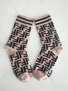 New BURBERRY Women's Beige Cashmere Blend Socks