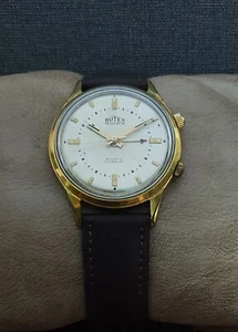BUTEX ALERTIC ALARM GP VINTAGE 60's  RARE 17J SWISS WATCH. - Picture 1 of 6