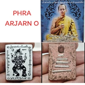 Rare!!! Gambling God LP Phra Arjarn O Thai Holy Amulet Lucky Wealth Gamble Lotto - Picture 1 of 6