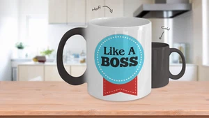 Like A Boss Award - Color Changing Mug - Bild 1 von 3