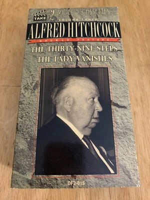 Alfred Hitchcock (2) The Thirty-Nine Steps, The Lady Vanishes  VHS Used Horror - Image 1 of 4