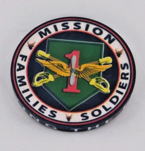 1st Combat Aviation Brigade 1st Infantry Division Poker Chip Challenge Coin 1CAB - Picture 1 of 2