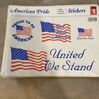 American Pride Stickers Vintage United We Stand Stickers Support America Sticker