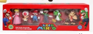 6pcs/set Super Mario Bros PVC Action Figure Toys - Picture 1 of 2