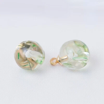 10x DIY 10mm Resin Ball Buttons with Metal Shank for Sewing Clothes Craft Decor - Image 1 of 4