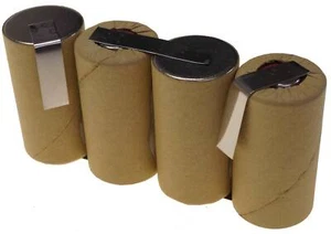 4,8V 1500mA Akkupack SUB C Industrie-Akku NiMH mit Lötfahne FlatTop Modellbau - Bild 1 von 2