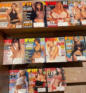 FHM Magazines Complete Year 2003, 11 Issues 18-28, January-December - Picture 1 of 3