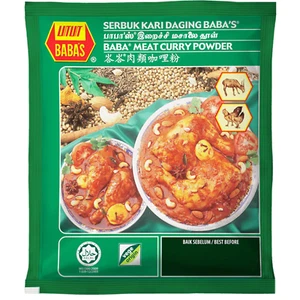 6 x BABA'S Malaysia Fleisch Curry Pulver Serbuk Kari Daging Babas 250 gm (8,82oz) - Bild 1 von 3