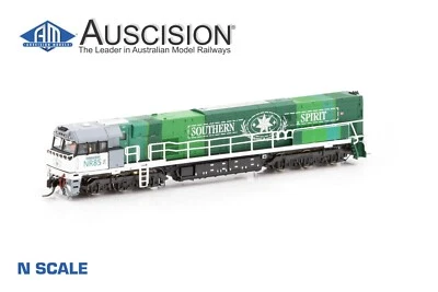 Auscision (NNR-21) NR85 Southern Spirit - Green/White - N Scale - Image 1 of 2
