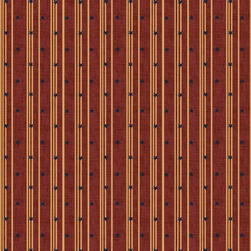 Звезда Свободы от Kim Diehl для стекла Henry - красные звезды и тикающая полоса No 1582-88 - Изображение 1 из 1