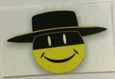 WALMART Smiley Zorro Lapel Pin Quality Metal Brand New (Pin back)