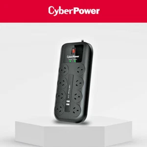 Genuine Cyberpower 8-Port Surge Protector with 2 USB charge port Overload Protec - Picture 1 of 1