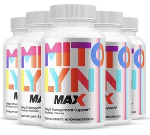 (5 Pack) Mitolyn MAX Capsules, Keto Pills for Weight Loss Support Management - Picture 1 of 1