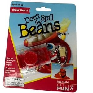 NEU 2001 Vintage Don't Spill the Beans Schlüsselanhänger Spiel #547-0 - Bild 1 von 4