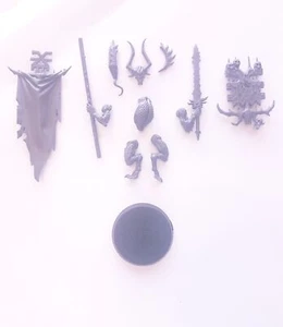 Letra de sangre Khrone con pancarta estándar brocas modelo figura única - Warhammer AOS - Imagen 1 de 1