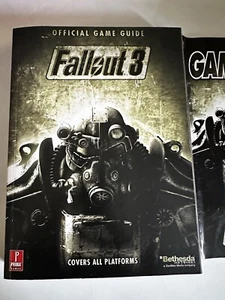 Fallout 3 - Prima Strategy Guide With Map Complete And Nov 2008 Gameinformer - Picture 1 of 15