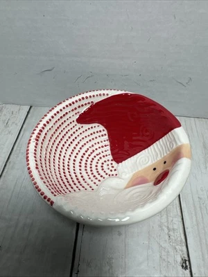 Mud Pie圣诞老人坚果/服务碗圣诞老人 — 第 1/4 张图片