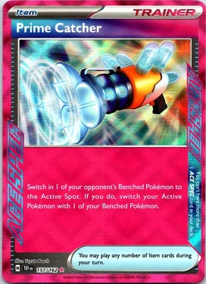 Prime Catcher 157/162 SV05: Temporal Forces ACE SPEC Rare Holo NM - Image 1 of 2