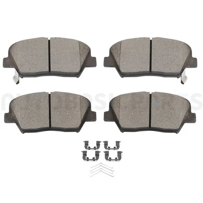 Pastillas de freno delanteras izquierda derecha cerámica para Hyundai Santa Fe Sport 2017-2018 4 piezas Foto 1 de 4