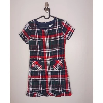 Vestido para niña Florence Eiseman Academic Tweed a cuadros talla 12 Foto 1 de 4