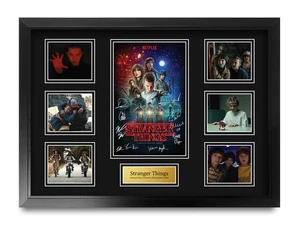 Stranger Things Excellent Gift Idea Printed Framed Autograph Picture for TV Fans - Imagen 1 de 52