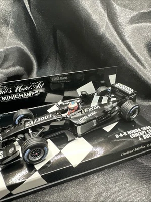 Minichamps 1/43 Scale 400 030117 - F1 BAR Honda 2004 Concept Car Button Boxed US - Image 1 of 4