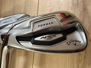 Left LH Callaway APEX PRO 2016 Iron SET #4-pw 7pc Steel Project X6.0 Flex:Stiff - Picture 1 of 5