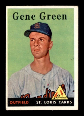 1958 Topps #366 Gene Green RC EX/EX+ X3113786 - Image 1 of 3