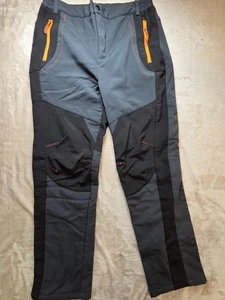 Pantalones Wind Stopper para mujer 2XL gris negro exterior - Imagen 1 de 11