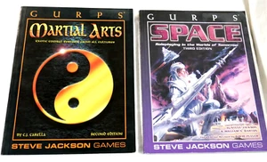 Steve Jackson Games- GURPS- Martial Arts and Space RPG Role Playing - Picture 1 of 7