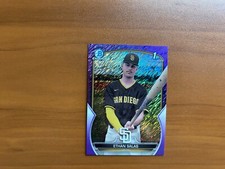 2023 Bowman Chrome ETHAN SALAS Purple Shimmer /250 Bowman 1st San Diego Padres