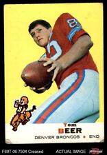 1969 Topps #18 Tom Beer Broncos Houston 1 - POOR