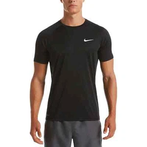 NIKE UOMO T-SHIRT POLYESTERE art. NESSA586 - NERA ed AZZURRA - Foto 1 di 8