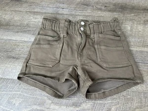 Kancan Shorts Girls 12 Green High Rise - Picture 1 of 5