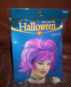 PINK HALLOWEEN NEW YEARS BRIDAL SHOWER CLUB WIG BRAND NEW ONE SIZE FITS MOST - Picture 1 of 1