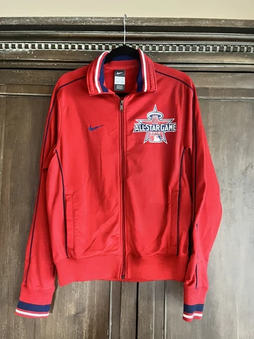 2010 MLB All Star game Baseball Los Angeles Angels Nike Full Zip Jacket mens med Cover