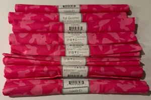 NEW Lot of 8 Create it Fabric Fat Quarter, Bunny Tonal 18”x21” each - Picture 1 of 1