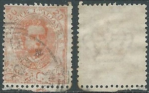 1891-96 REGNO USATO UMBERTO I 20 CENT VARIETà STAMPA EVANESCENTE ? - RB31 - Picture 1 of 1