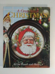 Cross Stitch Christmas Hardcover Book - From Hand and Heart by Craftways - Picture 1 of 7