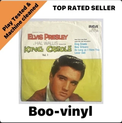 Elvis Presley - King Creole Vol. 1 Australian 7" Vinyl EP Records EX / VG+ - Image 1 of 4