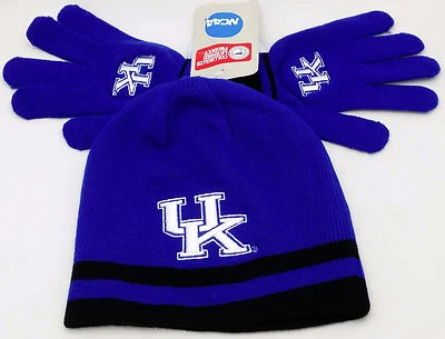 University of Kentucky Youth 8-20 Knit Hat/Stretch Glove Combo Set — 第 1/4 张图片