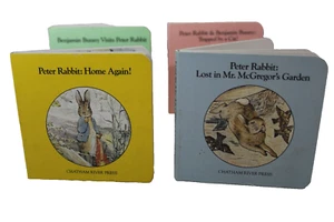 Vtg. Beatrix Potter Lot of 4 Peter Rabbit MINI HB BOOKS 1983 - Picture 1 of 10