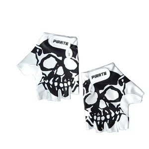 Pirate Handschuhe kurz weiss , Pirat, Skull, Totenkopf - Bild 1 von 1