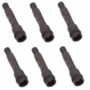 6 piece Spark Plug Connector for BMW E46 E39 E38 E31 E53 Z3 Z8 540i M5 525i 323i - Picture 1 of 3
