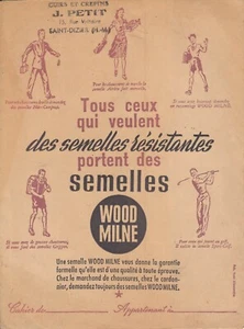 Ancien protège-cahier old french exercise-book cover alte französische Hefthülle - Picture 1 of 2