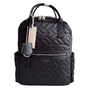 RADLEY Finsbury Park - Quilt Black Medium Rucksack Tasche - Neu mit Etikett - UVP 149£ - Bild 1 von 8